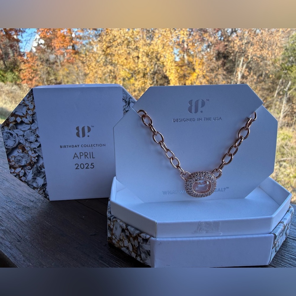 BP Bomb Party NK70018 April 2025 Birthday A Grand Statement NEW Rose Gold NIB